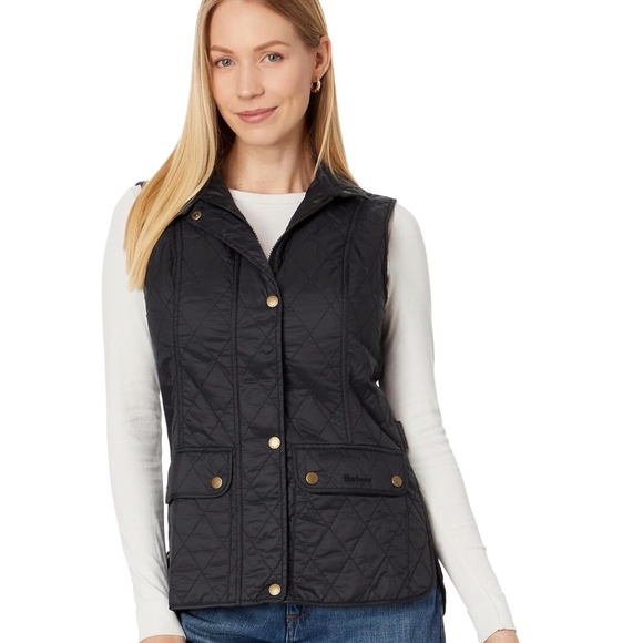 Barbour Otterburn Gile Black Quilted Vest - Size 10 Medium - New with Tag - Picture 4 of 6